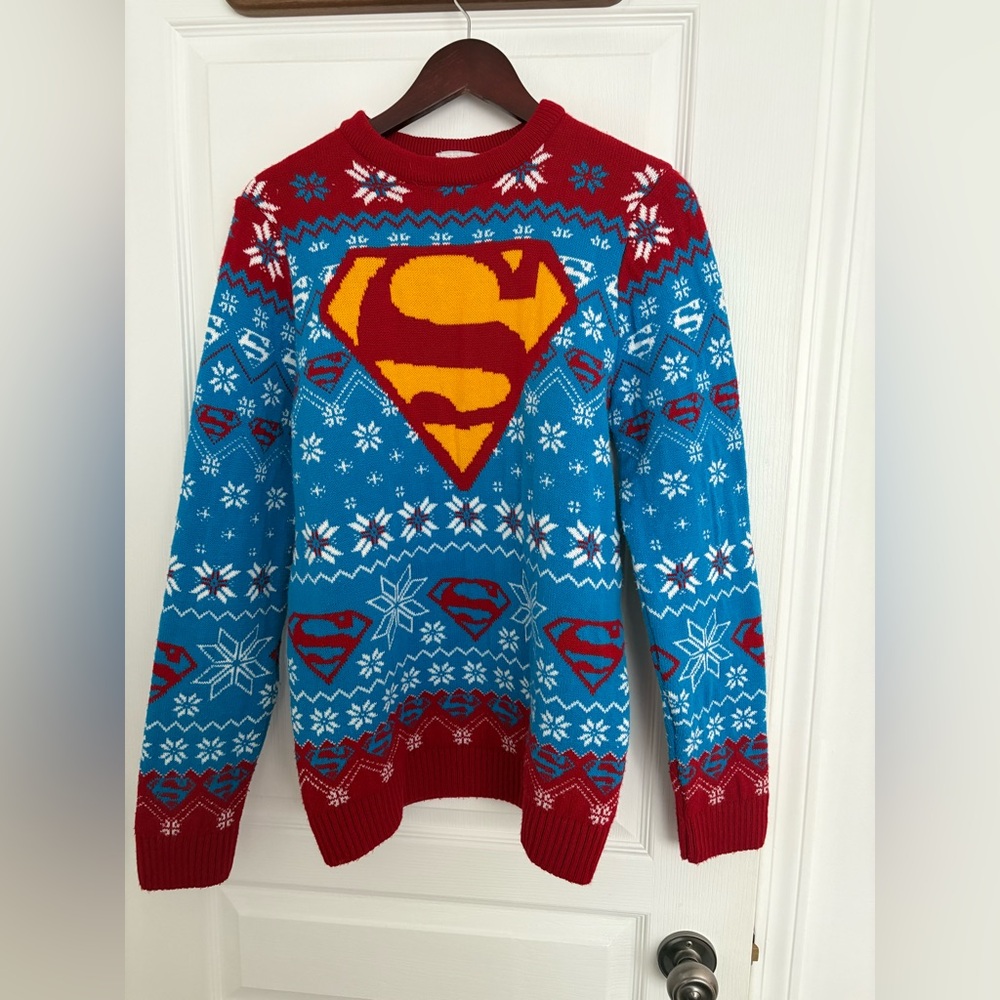 DC Comics Superman Christmas sweater